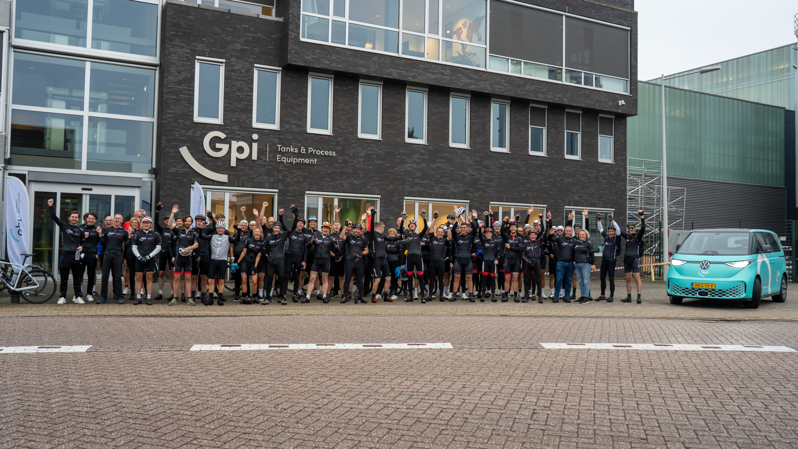 De 100 van Gpi fietstocht